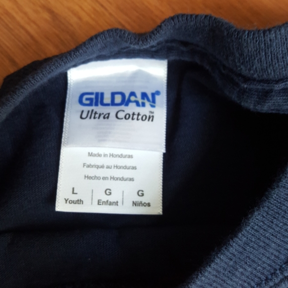 Air Messi Soccer kids 3/4 sleeve navy blue t-shirt - Picture 3 of 6